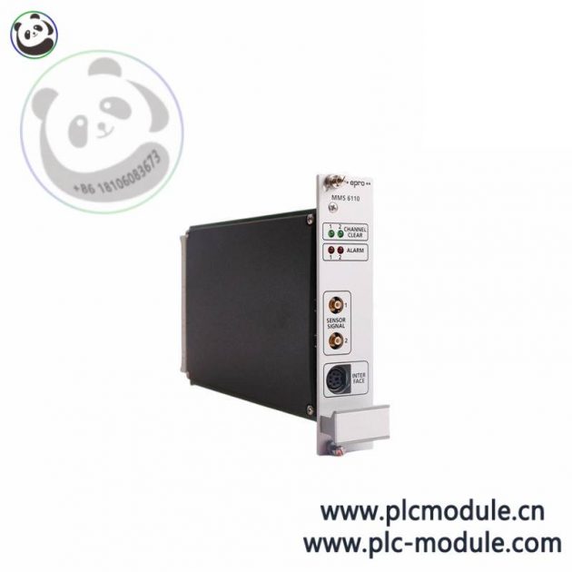 EPRO PLC MMS6110 - Relative Rotor Vibration Monitor, Industrial Control Excellence