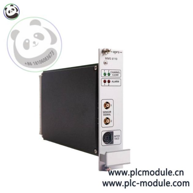 EPRO PLC MMS6110 - Relative Rotor Vibration Monitor, Industrial Control Excellence